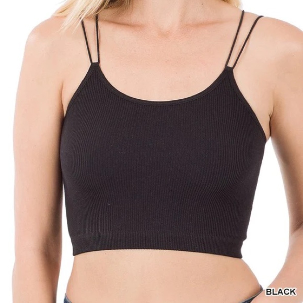 This Is Better Ribbed Brami - Black